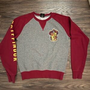 Harry Potter Gryffindor Maroon and Gray Women’s Small Sweater